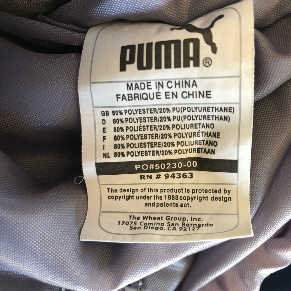 Puma ProCat Backpack White Gray Hot Pink Athletic Travel Gym Yoga School Bag - Picture 12 of 12
